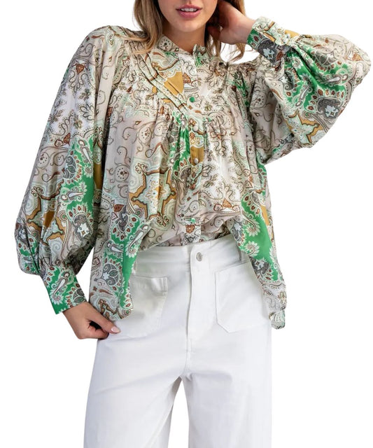 Eesome Women's Paisley Blouse