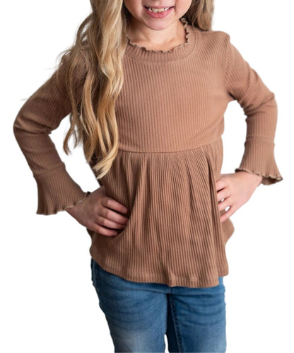 Oopsie Daisy Girls' Ribbed Blouse