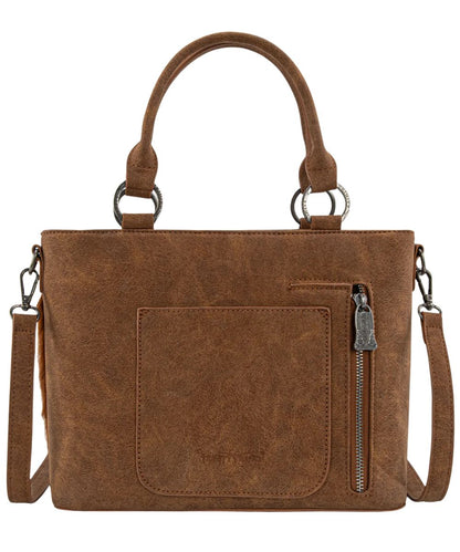 Montana West Women's Trinity Ranch Cowhide Tote