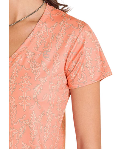 Panhandle Slim Women's Boot Stitch Performance Tee