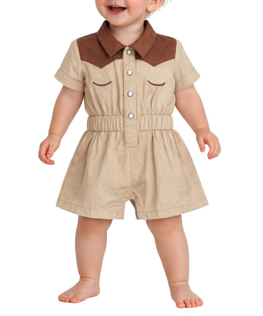 L'oved Baby Infant Girls' Western Romper