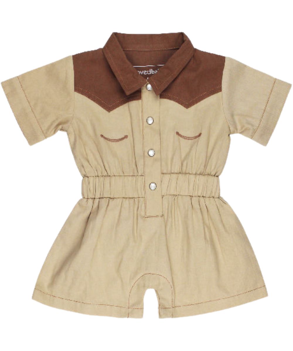 L'oved Baby Infant Girls' Western Romper