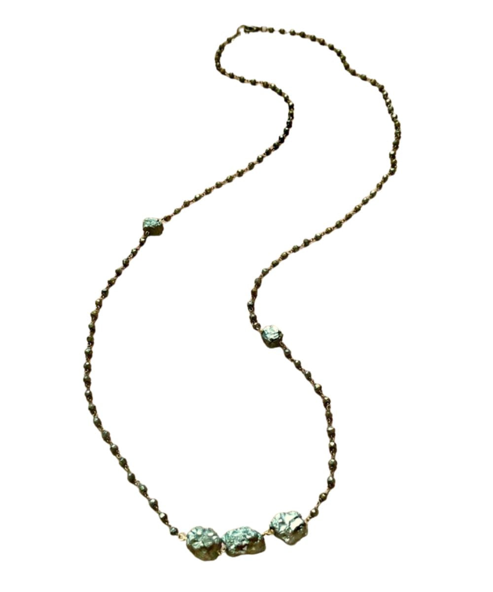 Astali Women's Fool's Gold Necklace