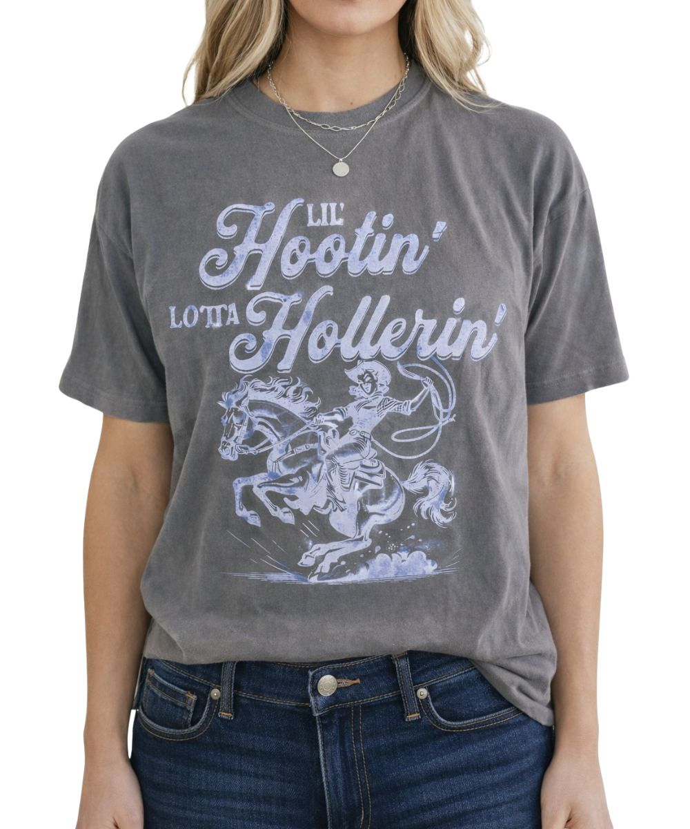 TheKingShirt Women's Vintage Cowgirl Tee