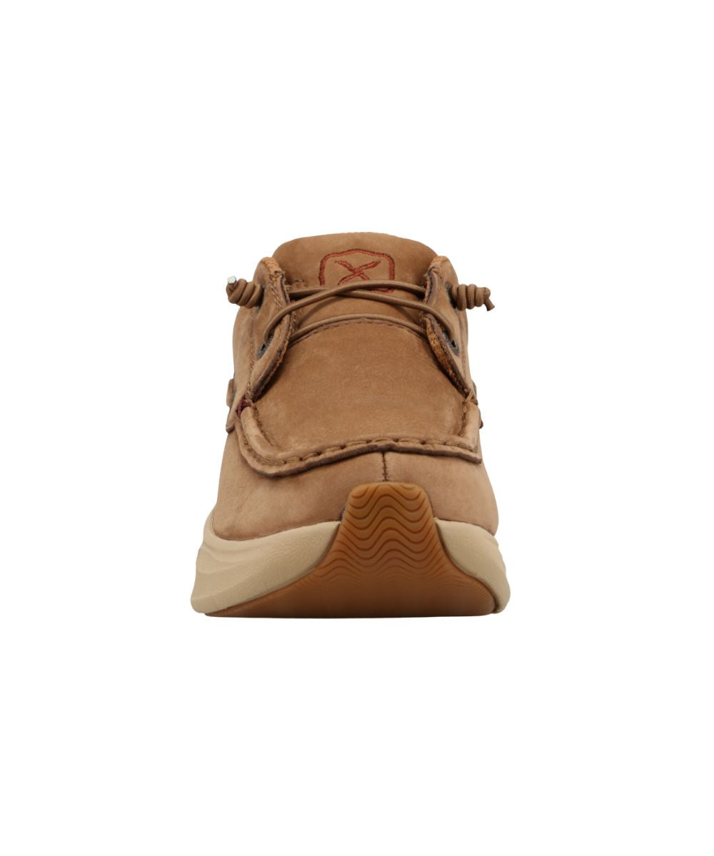 Front view of the moc toe