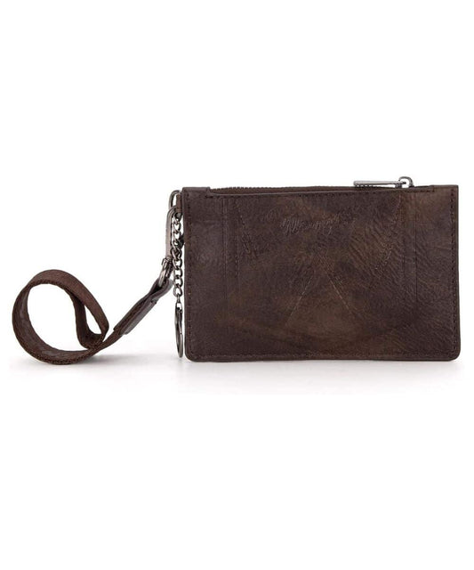 Montana West Women's Wrangler Coffee Mini Card Wallet