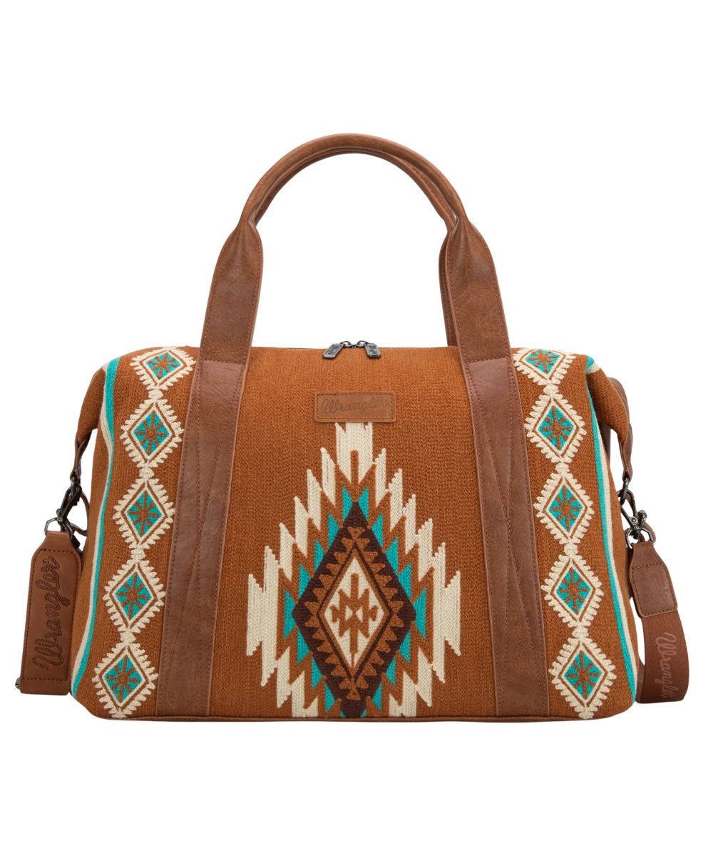Montana West Women's Wrangler Southwestern Duffle Bag