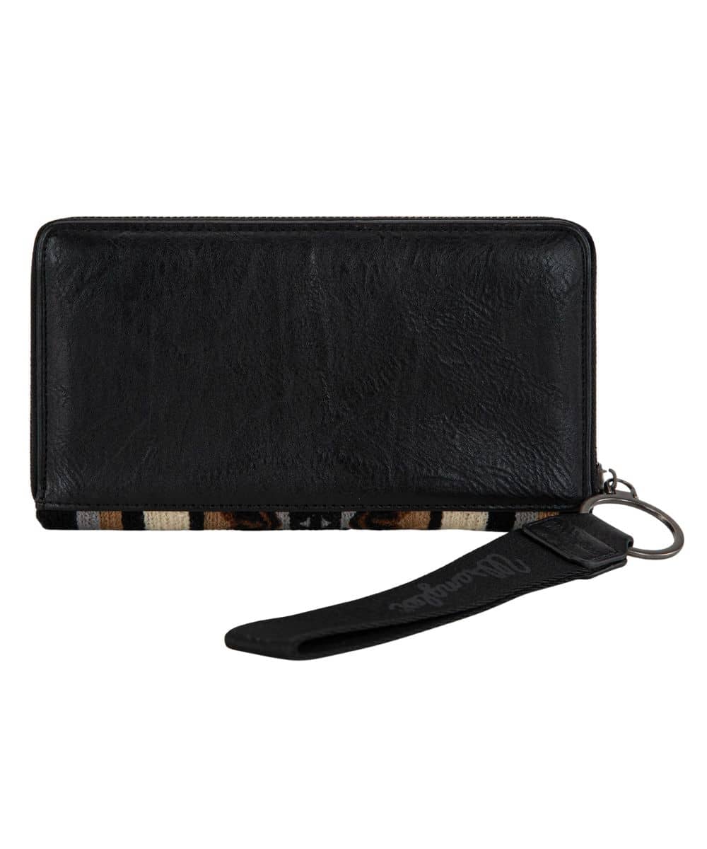 Montana West Women's Wrangler Wristlet Black Aztec Wallet