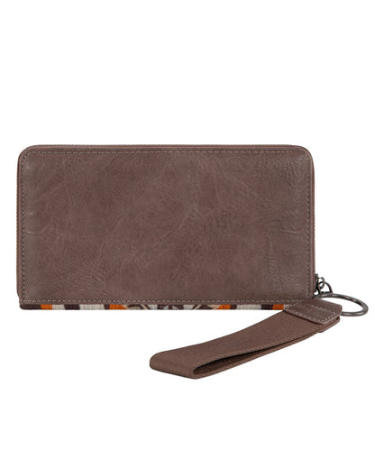 Montana West Women's Wrangler Coffee Southwestern Wallet