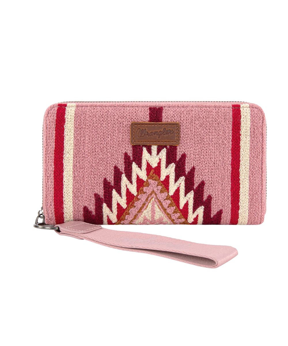 Montana West Women's Wrangler Hot Pink Southwestern Wallet