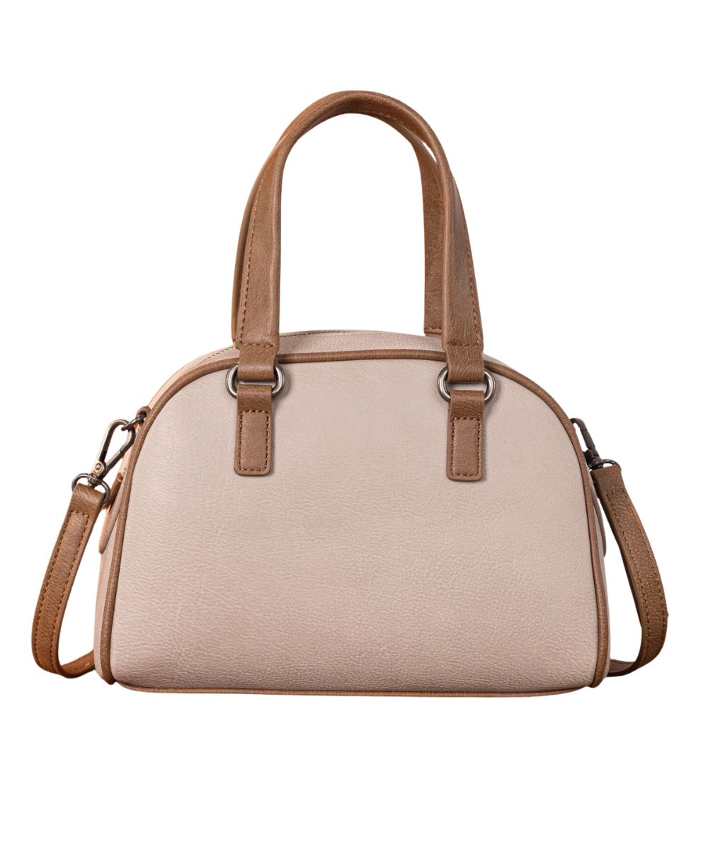 Montana West Women's Wrangler Light Gray Satchel Purse