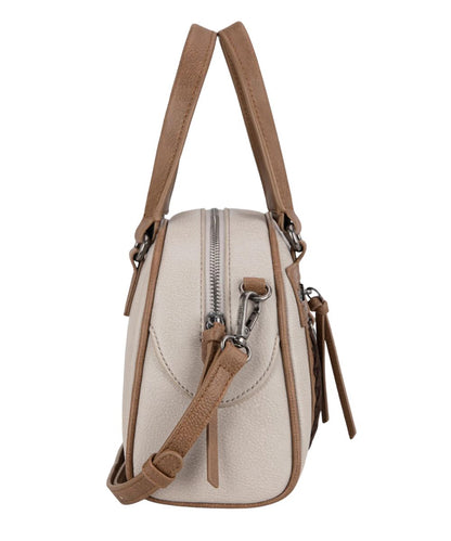 Montana West Women's Wrangler Light Gray Satchel Purse