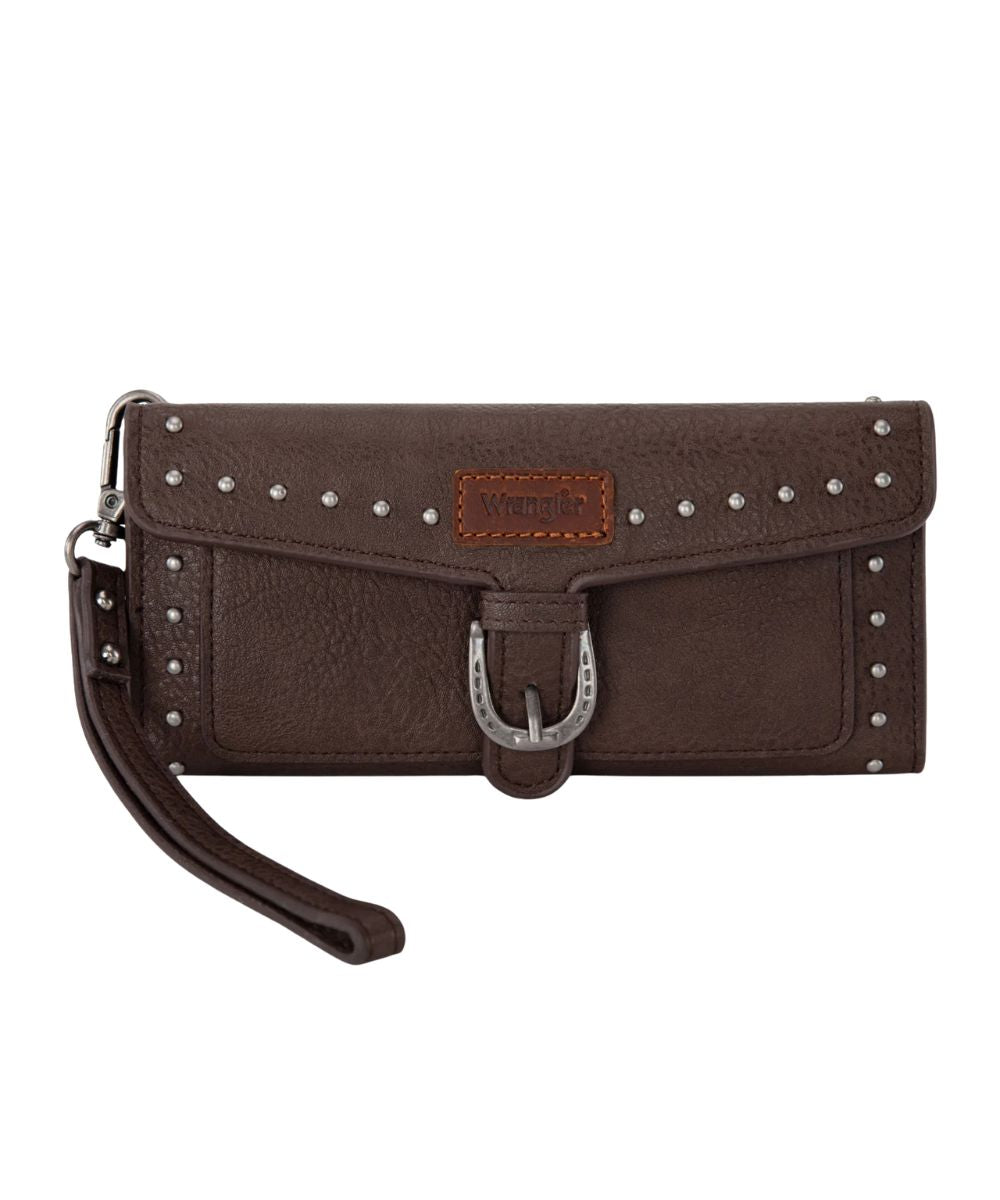 Montana West Women's Wrangler Coffee Trifold Wallet