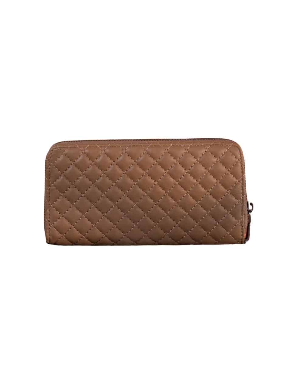 Montana West Women's Wrangler Khaki Quilted Wallet