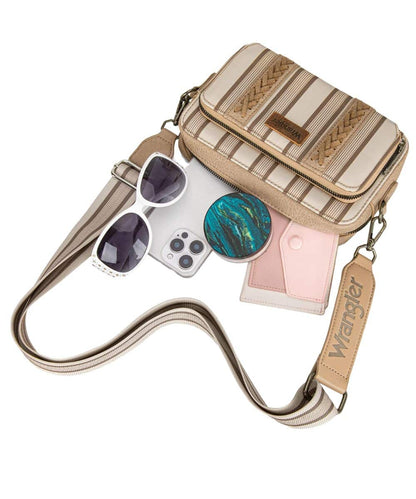 Montana West Women's Wrangler Stripe Crossbody Purse