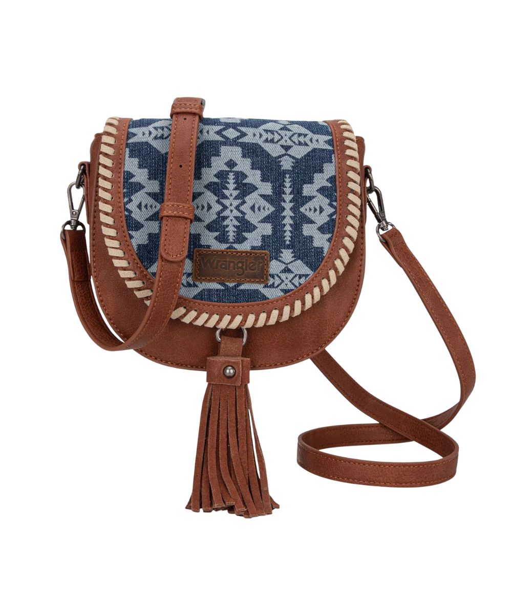 Montana West Women's Wrangler Southwestern Saddle Bag