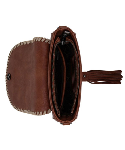Montana West Women's Wrangler Southwestern Saddle Bag
