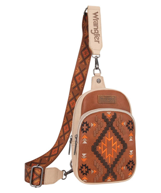 Montana West Women's Wrangler Southwestern Sling Bag