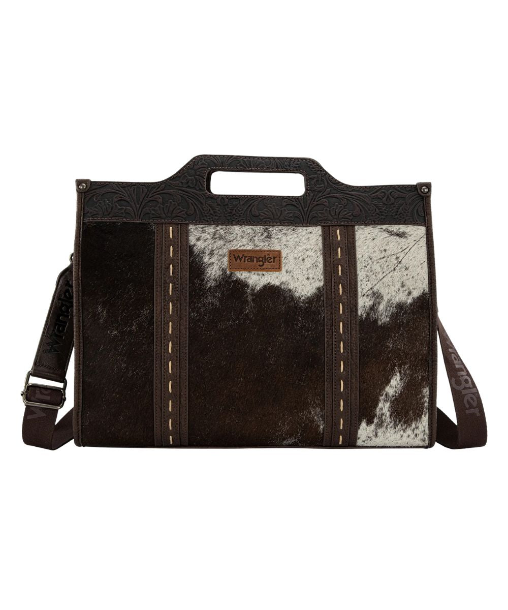 Montana West Women's Wrangler Tooled Coffee Satchel Purse