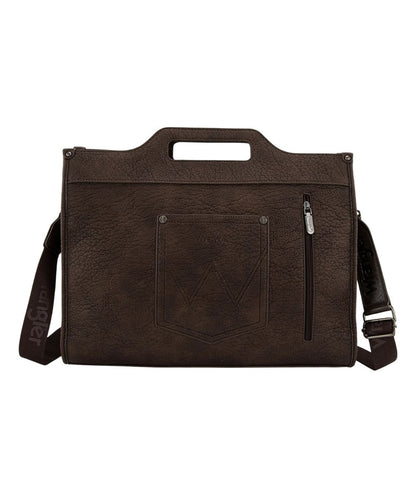 Montana West Women's Wrangler Tooled Coffee Satchel Purse