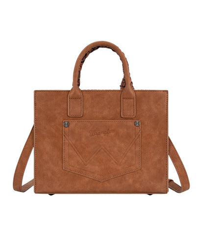 Montana West Women's Wrangler Brown Mini Tote Purse