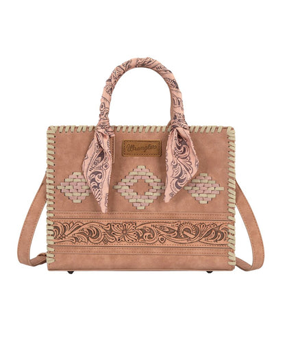 Montana West Women's Wrangler Dark Pink Mini Tote Purse