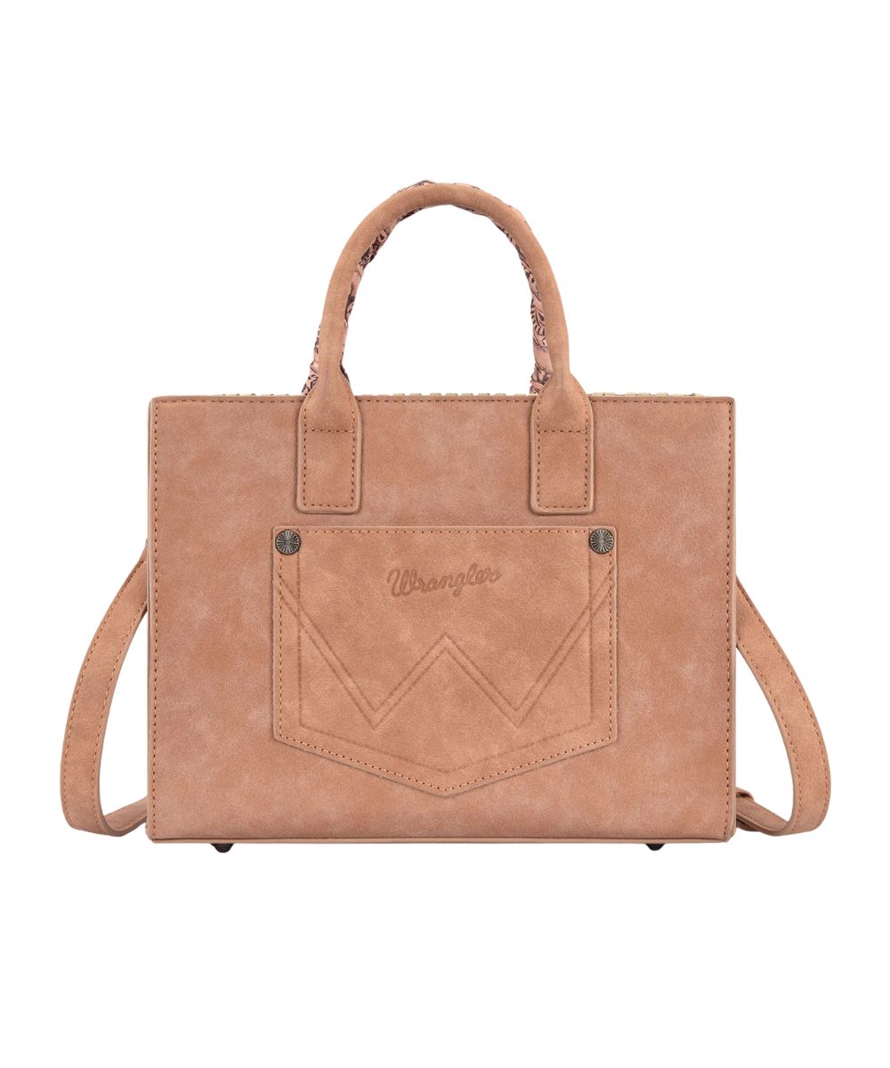 Montana West Women's Wrangler Dark Pink Mini Tote Purse