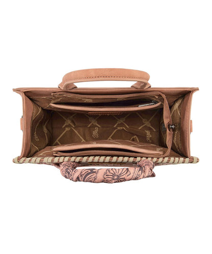 Montana West Women's Wrangler Dark Pink Mini Tote Purse