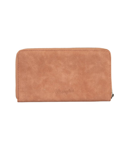 Montana West Women's Wrangler Dark Pink Wristlet Wallet