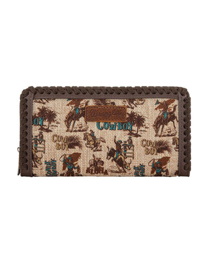 Montana West Women's Wrangler Cowboy Cool Wallet