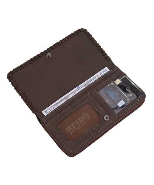Montana West Women's Wrangler Cowboy Cool Wallet