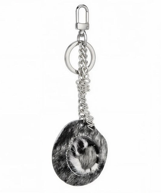 MONTANA WEST WRANGLER COWBOY BAG CHARM - BLK