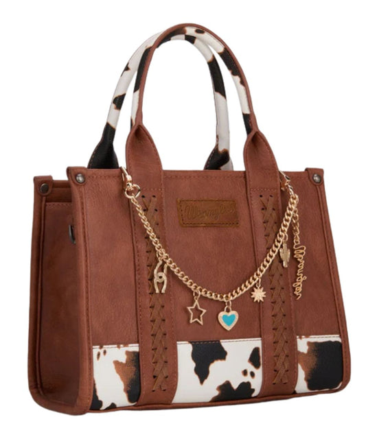 Montana West Women's Wrangler Light Gold Western Multi-Charm Bag Chain