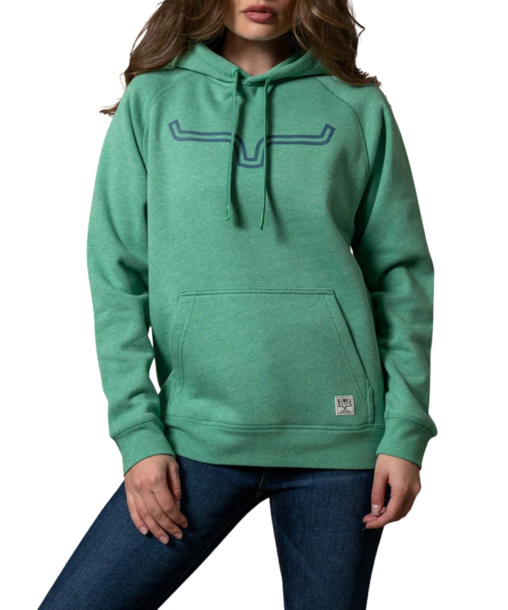 Women's Kelly Green Logo Hoodie