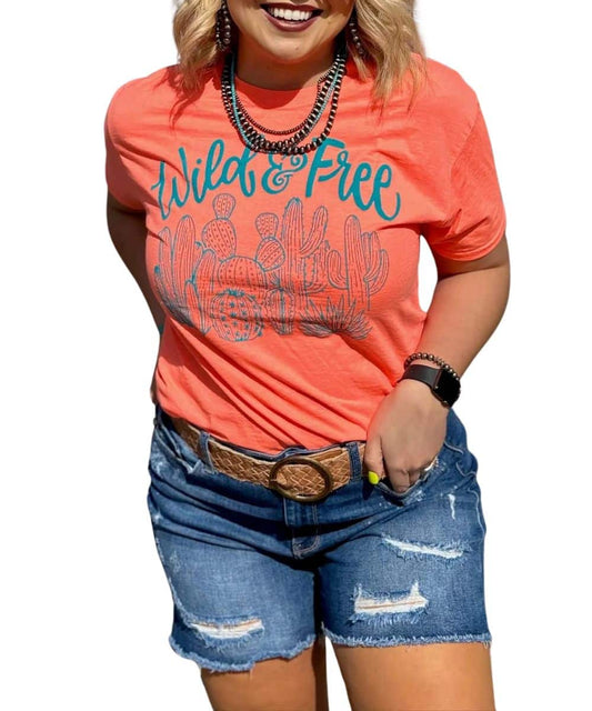 Texas True Threads Women's Wild & Free Tee