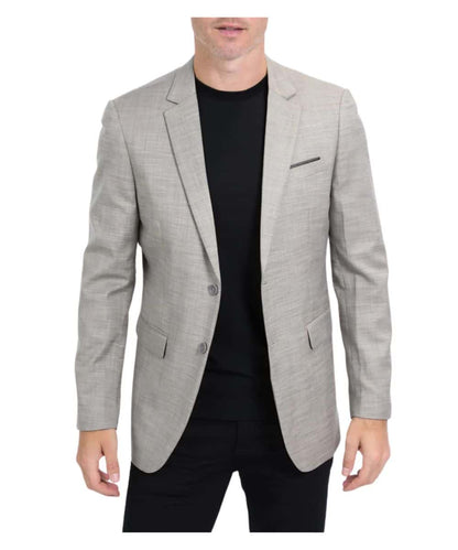 Platini Men's Khaki Date Night Blazer