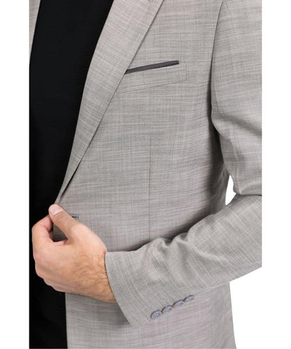 Platini Men's Khaki Date Night Blazer
