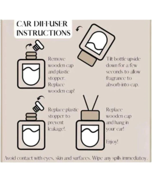 Car Diffuser Instructions