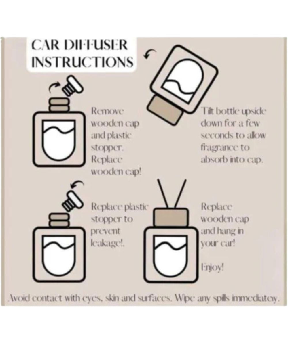 Car Diffuser Instructions