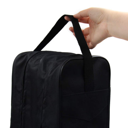 MF Western Products Mens Cord Twin Black Boot Bag