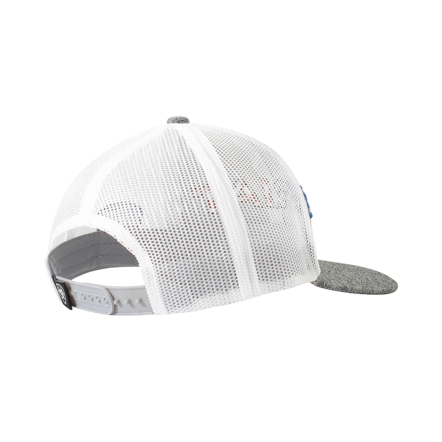 Ariat Mens Patriotic Label Logo Grey White Cap