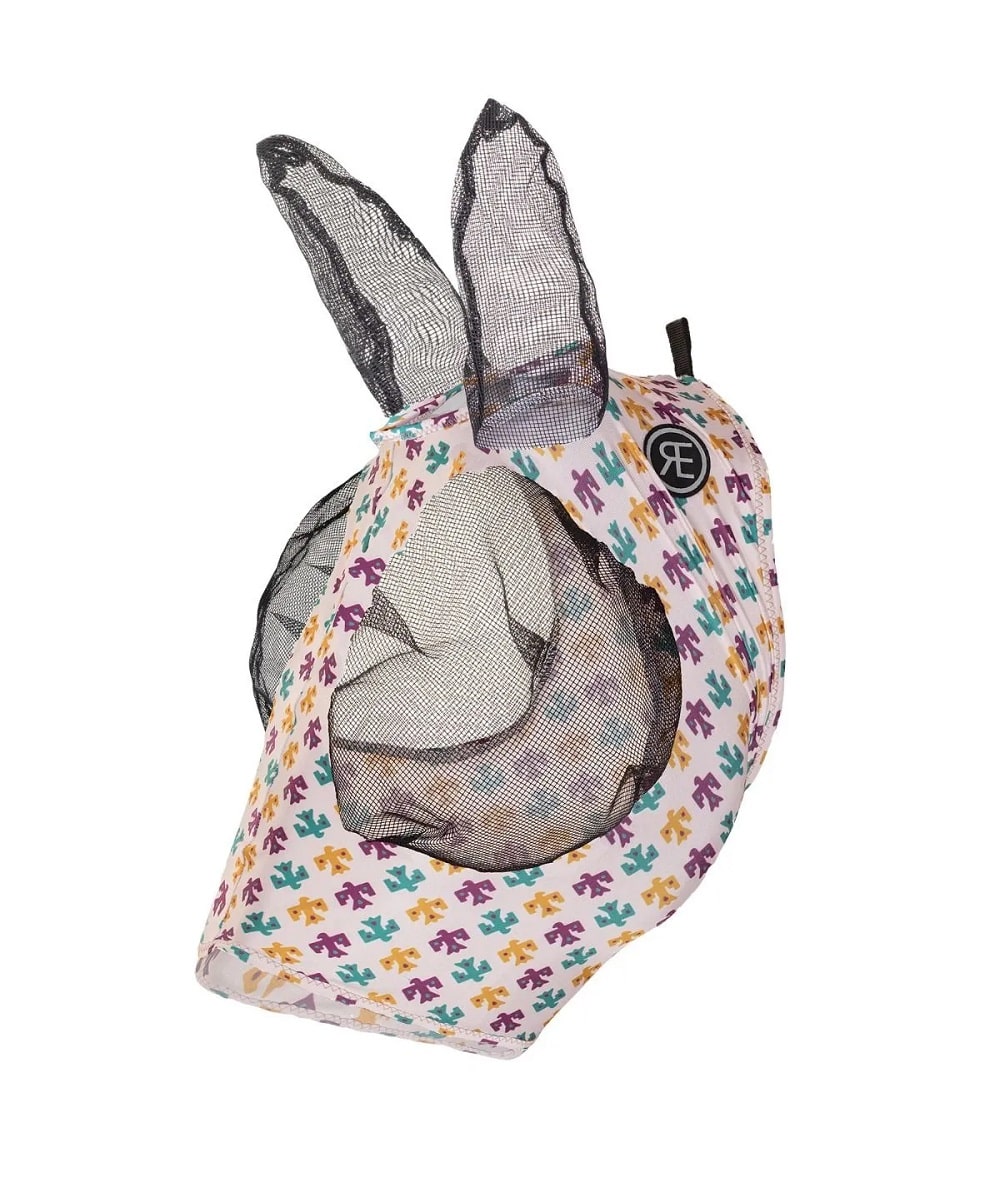 Reinsman Printed Lycra Fly Mask With Ears