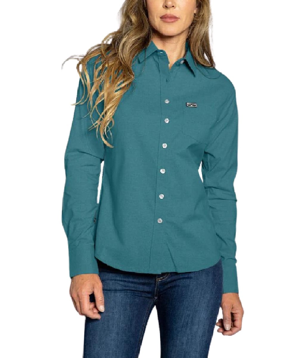 Kimes Ranch Women's Linville Button Down Shirt - Cowpokes Work and Western