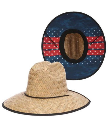 Dorfman Pacific Lifeguard Twister Straw Hat