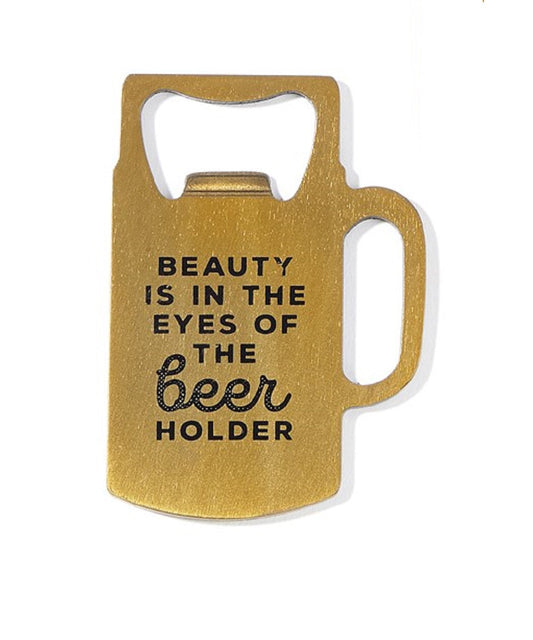 Gift Craft Beauty In The Eyes Bottle Opener- Style #093159-2 ! desc :  ! caption :