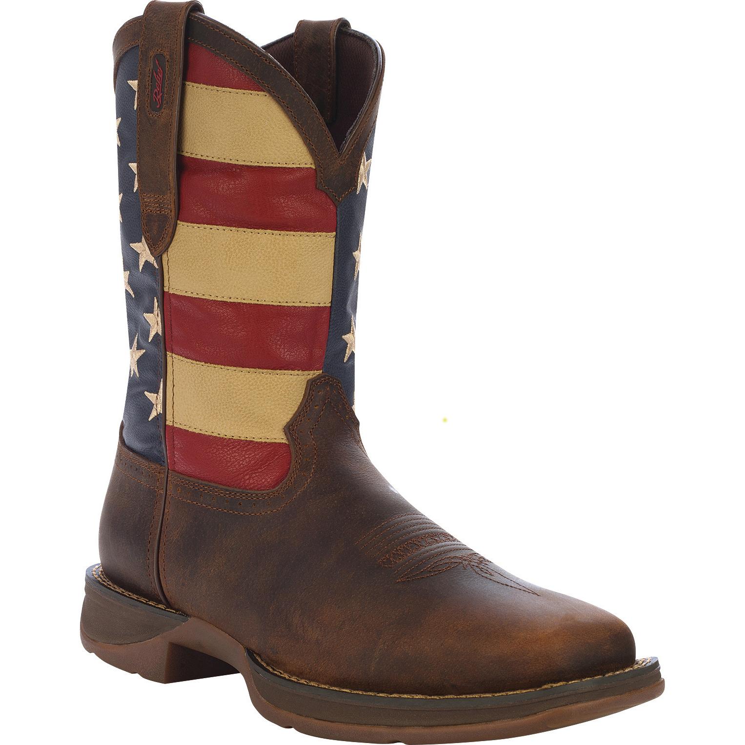 Durango Men's Rebel Patriotic Western Boot- Style #DB5554 ! desc :  ! caption :