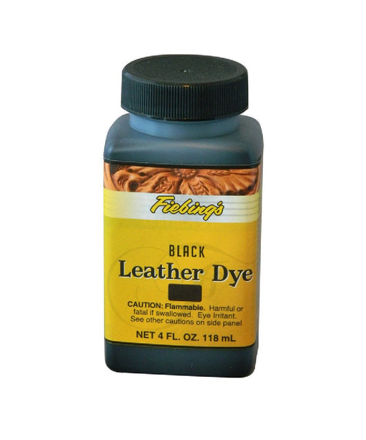 Fiebing's Black Leather Dye 4 Oz- Style #11081-1 ! desc :  ! caption :