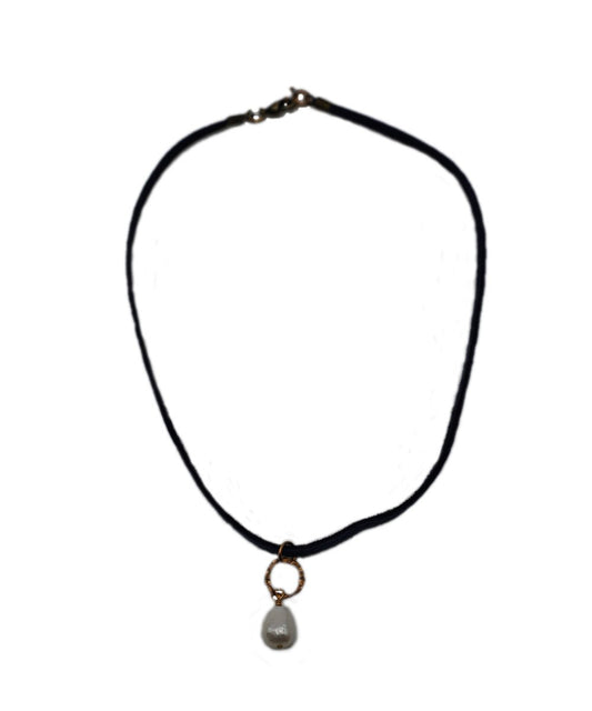 J. Forks Women's Leather Necklace