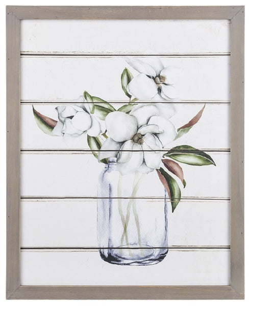 Ganz Magnolia Bouquet Wall Decor- Style #163913 ! desc :  ! caption :