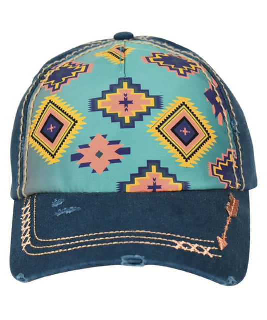 Trenditions Catchfly Aztec Print Cap- Style #2011HB7 ! desc :  ! caption :